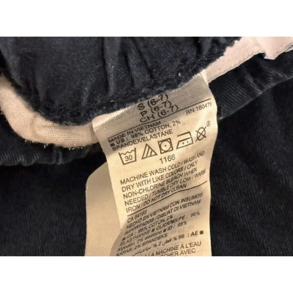 Gap Kids Weathered Blue Cotton Pull On Cargo Shorts Boys Small S